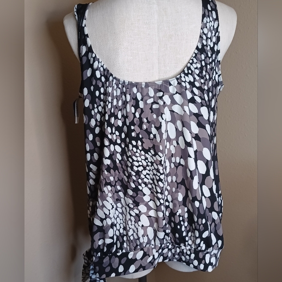 Swimsuits For All Tankini Top Size 20 Side Tie Scoop Neck - Picture 6 of 12